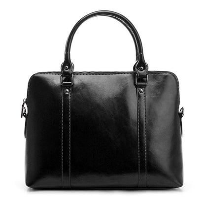 New Genuine Leather Briefcase For Woman Laptop Computer Bag Women&#39;s Handbags Office Ladies Shoulder Messenger Bags Bolso Hombre