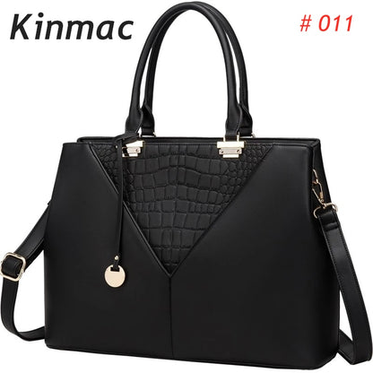 Lady Briefcase Kinmac Brand Handbag Messenger Laptop Bag 13.3 Inch,Shoulder Patchwork Women Case For MacBook Air Pro PC,Dropship