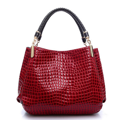 Famous Designer Brand Bags Women Leather Handbags  Luxury Ladies Hand Bags Purse  Shoulder Bags Bolsa Sac Crocodile Bolsa