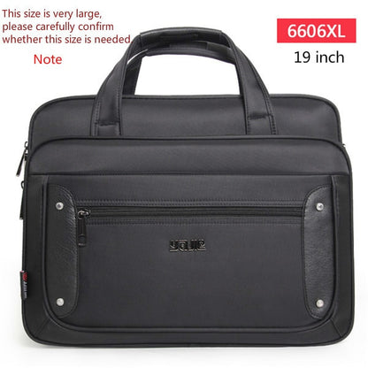 2023 Top-level Super Capacity Plus Business Men&#39;s Briefcase Women Handbags Laptop Bags 16 17 19 Inch Oxford Crossbody Travel Bag