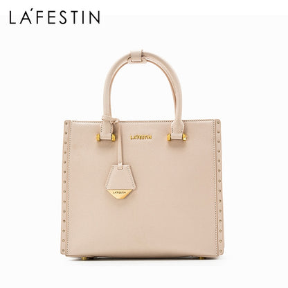 LA FESTIN Women Brand 2022 New Retro Luxury Designer Handbags One-shoulder Purse Ladies Leather Tote Bag Multiple Popular Colors