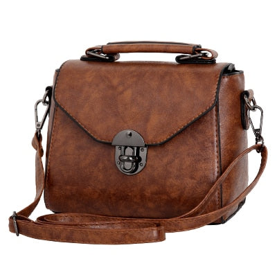 YBYT brand 2019 new vintage casual women PU leather small package female simple handbags ladies shoulder messenger crossbody bag