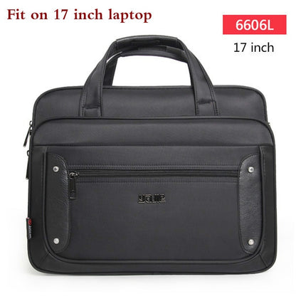 2023 Top-level Super Capacity Plus Business Men&#39;s Briefcase Women Handbags Laptop Bags 16 17 19 Inch Oxford Crossbody Travel Bag