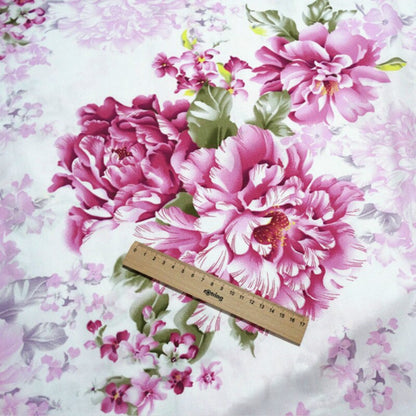 Printed Flower Baby Cotton Quilting Fabric by  meter for DIY Sewing Bed Sheet Dress making cotton fabric