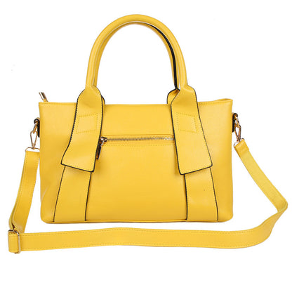 Yellow Handbag Women Bag PU Leather Blue Hand Bag Black Famous Brand women messenger bag Luxury Designer bolsa feminina  W805