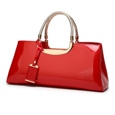 High Quality Patent Leather Women Bag Travel Shoulder bag for women 2020 Tote Italian Leather Handbags Sac A Main bolsa feminina