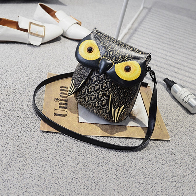 2020 New Cute Owl Shoulder Bag Purse Handbag Women Messenger Bags For Summer Girls Cartoon with Crossbody Phone Bag Owl Bags