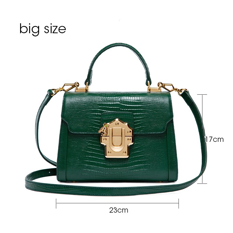 LA FESTIN Designer Serpentine Lock Handbag Split Leather 2021 New Fashion Women Shoulder Bag Luxury Famous Brand Bolsa Crossbody