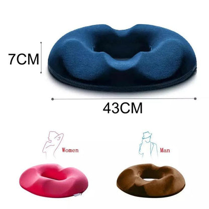 Donut Pillow Hemorrhoid Seat Cushion Coccyx Orthopedic Massage Hemorrhoids Chair Cushion Office Car Pain Relief Support Pillows