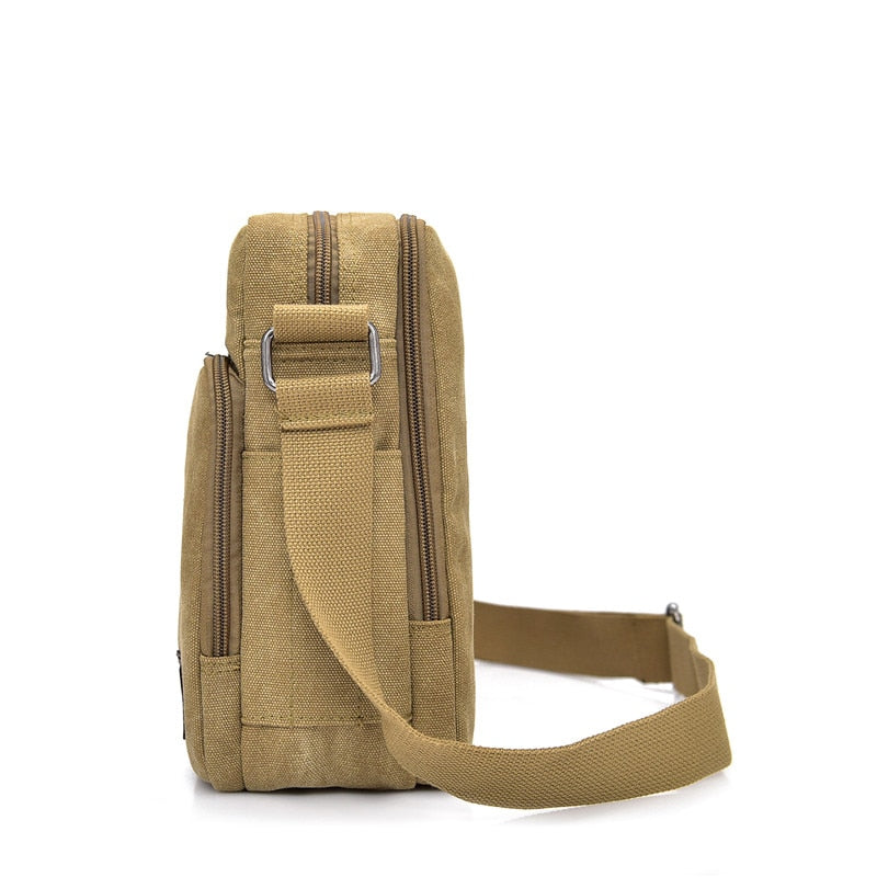 Man Canvas Messenger Bag High Quality Handbag Crossbody Bags Multifunction Tote Casual Bolsa Top-handle Male Shoulder Bags