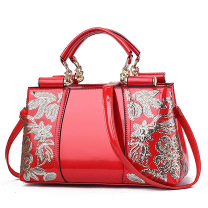2021 Embroidery Women Bag Leather Purses and Handbags Luxury Shoulder Bags crossbody bags Female Bag for Women  sac a main femme