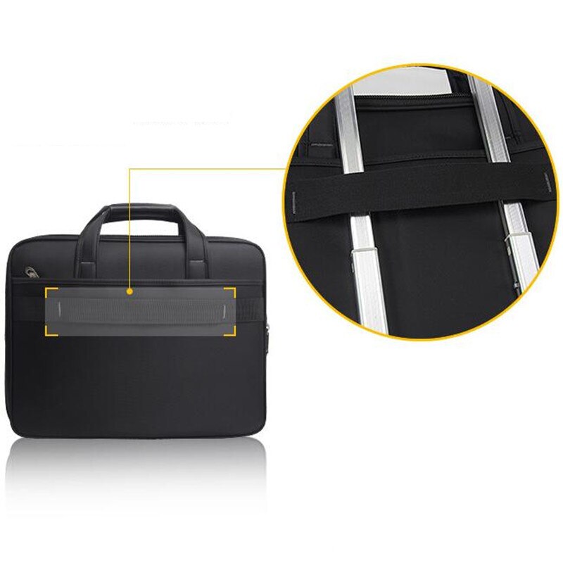 Business Classic Men&#39;s Shoulder Bag Work Handbags Men Briefcase Laptop Bags A4 Folder File Carrying Handbag Women Computer Bag