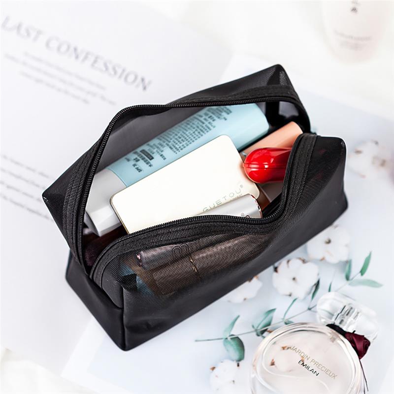Women Transparent Cosmetic Bag Travel Makeup Bag Makeup Case Women&#39;s Bag Make Up Organizer Storage Pouch Toiletry Beauty Bag