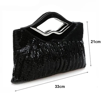 Sequins Evening Clutch Bag Women Luxury Full Rhinestones Handbag Party Bag Chain Crossbody Bags Female Purse and Handbags X11H