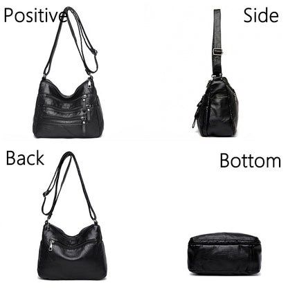 High Quality Soft Leather Luxury Purses and Handbags Women Bags Designer Multi-pocket Crossbody Shoulder Bags for Women 2021 Sac