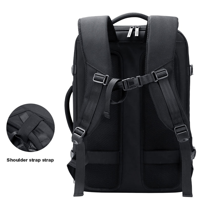 Fenruien New Multifunction Men Backpack 15.6 Inch Laptop Bag Business Expansion Backpacking Waterproof Outdoor Travel Backpacks