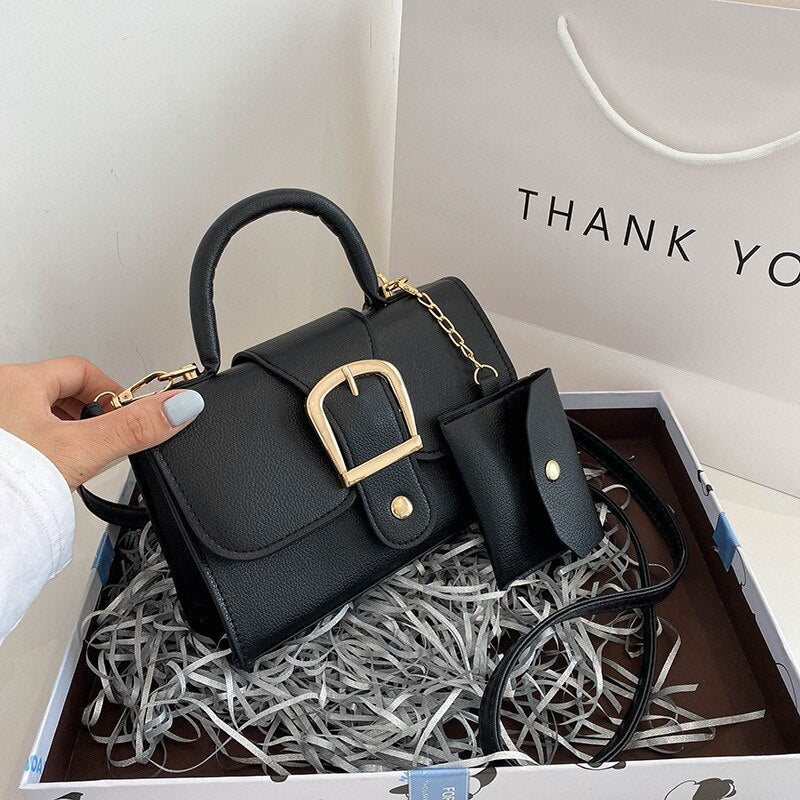 New 2023 Spring Women Bag Diamond Thick Chain Handbags Small Square Shoulder Messenger Bag Klein Blue Fashion Crossbody Bag