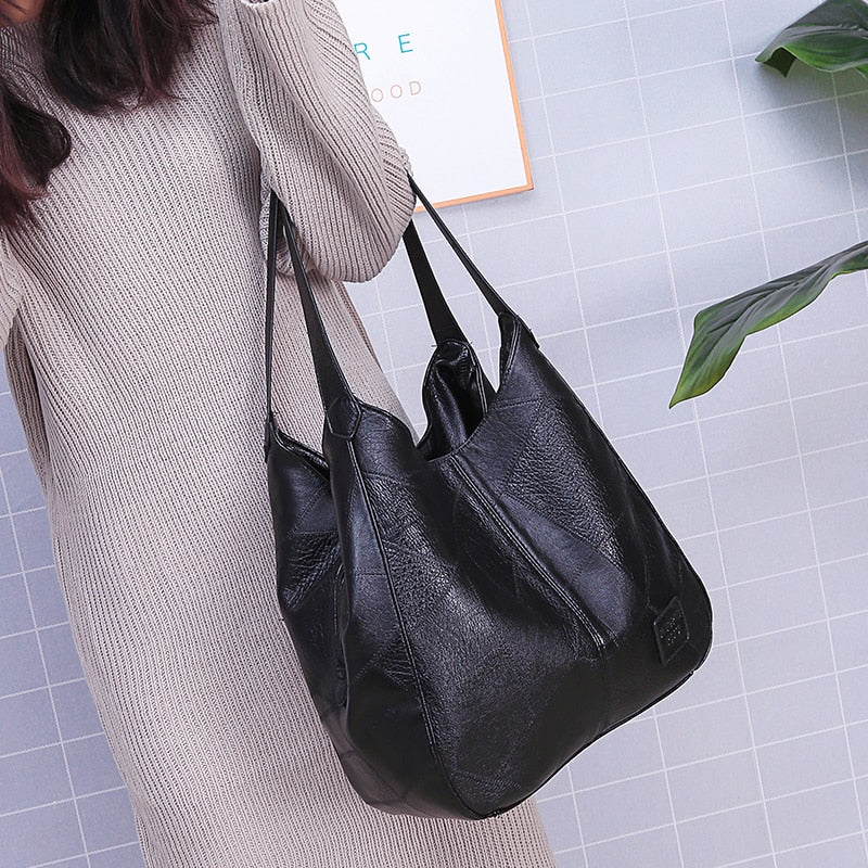 Vintage Leather luxury handbags women bags designer bags famous brand women bags Large Capacity Tote Bags for women sac A Main