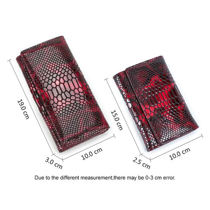 Luxury Brand Women Clutch Wallets Genuine Leather Snake Pattern Print Long Coin Purse Female Cell Phone Holder Bag Dollar Price