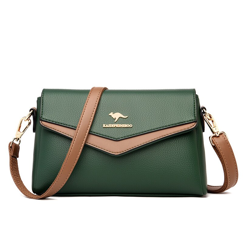 Fashion Solid Color High Quality Small Flap Crossbody Bags for Women Ladies Leather Handbags Shoulder Bag Messenger Bags Sac New
