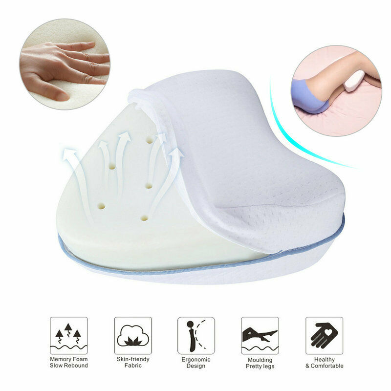 Memory Cotton Leg Pillow Sleeping Orthopedic Sciatica Back Hip Joint Pain Relief Thigh Leg Pad Cushion Home Memory Foam