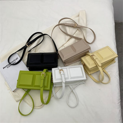 Designer Chocolate Shape Women&#39;s Small Flap Bag PU Leather Purses and Handbags Luxury New Fashion Female Shoulder Crossbody Bag