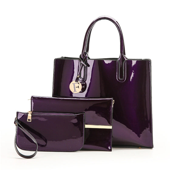 3 Pcs purple max handbag