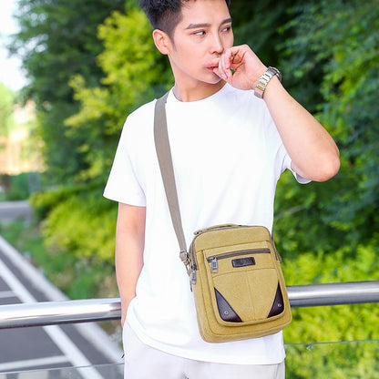 Men&#39;s Travel Crossbody Bags Cool Canvas Handbag Fashion Men Messenger Bags High Quality Brand Shoulder Bags Tote