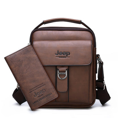 JEEPBULUO Brand New High Quality Leather Crossbody Bags For Men Shoulder Messenger Bag Business Casual Fashion Tote Bags
