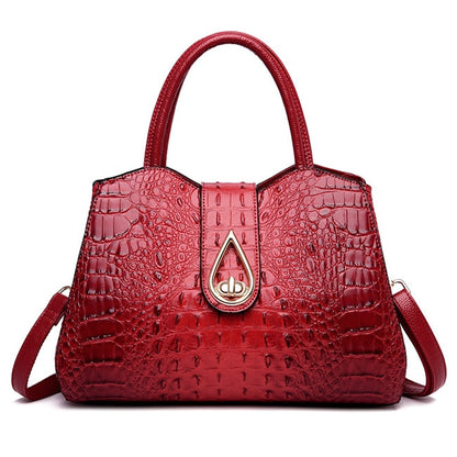 Gykaeo New Luxury Handbags Women Bags Designer Fashion Crocodile Pattern Shoulder Bag Ladies Party Messenger Bags Bolsa Feminina