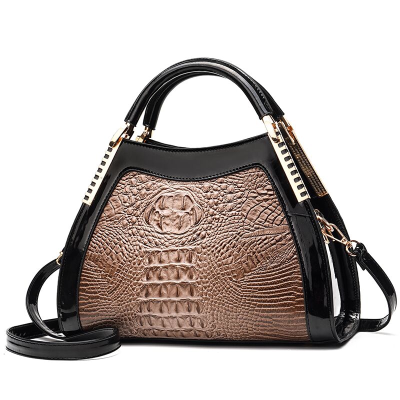 Gykaeo New Luxury Handbags Women Bags Designer Fashion Crocodile Pattern Shoulder Bag Ladies Party Messenger Bags Bolsa Feminina