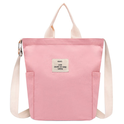 Korean Canvas Shoulder Bag Zipper Luxury Women Bags Designer Women Messenger Bag Female Simple Handbag Letter Printing tote