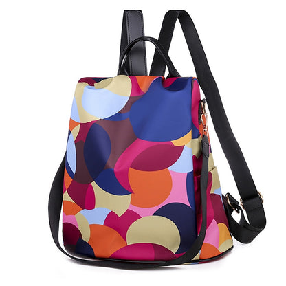 Aosbos Waterproof Oxford Women Backpack Fashion Anti-theft Women Backpacks Print School Bag High Quality Large Capacity Backpack