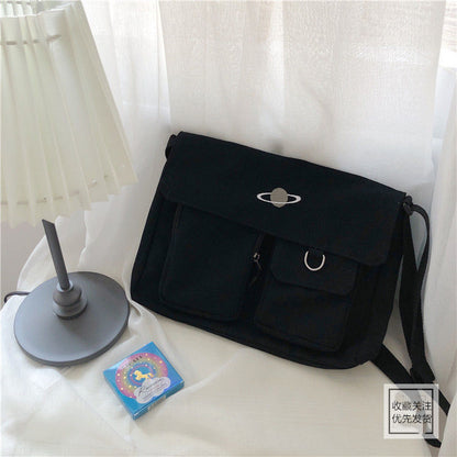 Women Fashion Shoulder Bags Multifunction Canvas Crossbody Bag Retro Handbags Travel Shoulder Messenger Bags Leisure Package