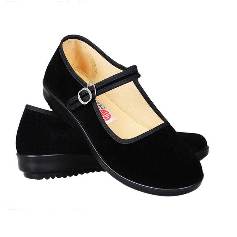 Spring Ladies Black Flats Ballerinas Mary Janes Casual Women Flat Platform Shoes Comfortable Female Shoes Slip On Shoes Woman