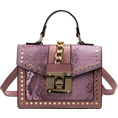 2022 Design Handbags Ladies Shoulder Women PU Leather Zip Lock Small Chains  Flap Bags