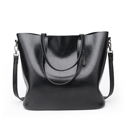 Luxury Designer Women Shoulder Bags Leather Large Capacity Oil Leather Handbags Crossbody Bag For Women Handbag Bolsas Feminina