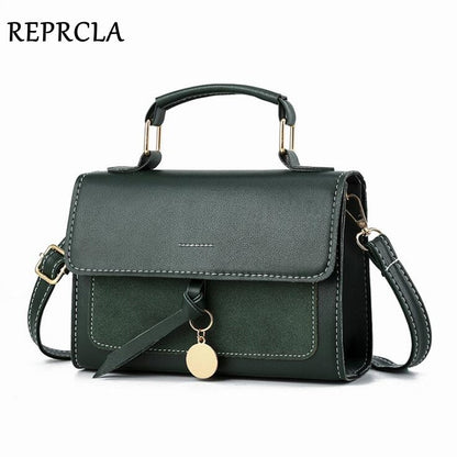 REPRCLA New Luxury Women Leather Handbag High Quality PU Shoulder Bag Brand Designer Crossbody Bags Small Fashion Ladies Bags
