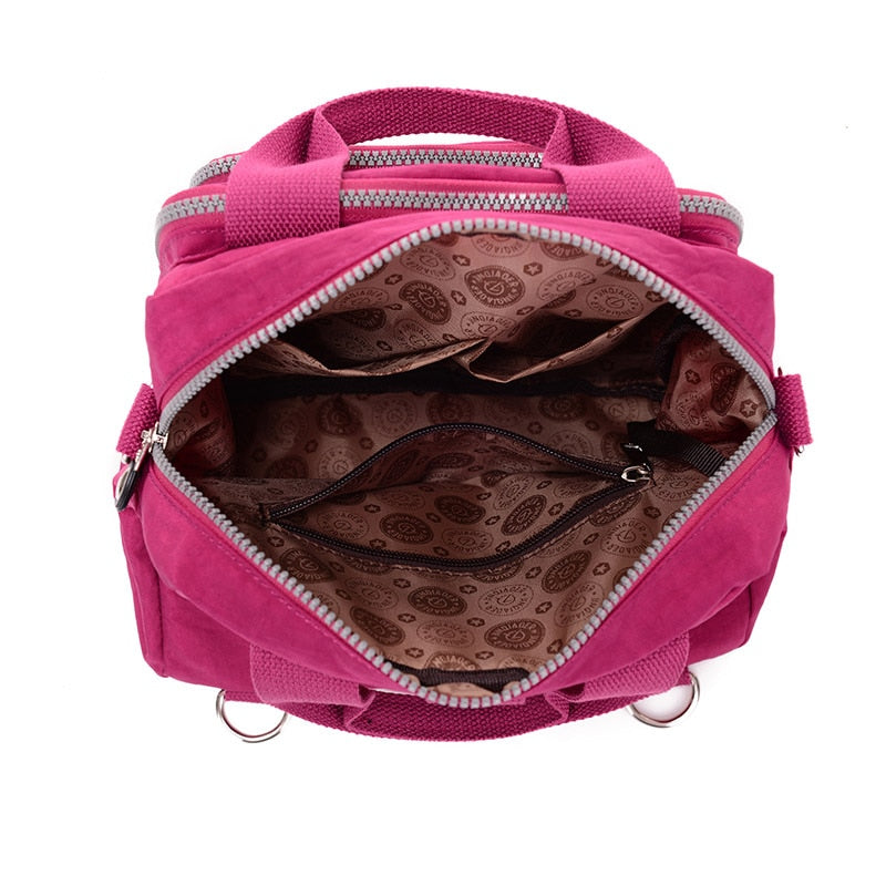 Women Messenger Bag Ladies Crossbody Bags Handbag Waterproof Nylon Zipper Pocket Solid Shoulder Packet Lady Tote Package