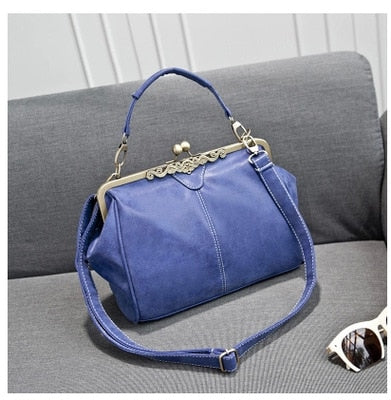 Women Handbag Brand Women Messenger Bags Europe Style Retro PU Leather Shoulder Bag Fashion Women Bags XKX04