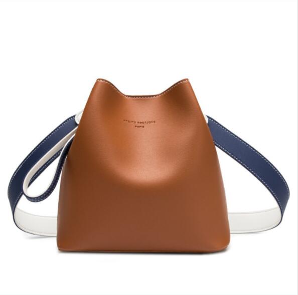 2022 Fashion Women Bag Summer Bucket Bag PU Leather Shoulder Bag Designer Crossbody Messenger Bags