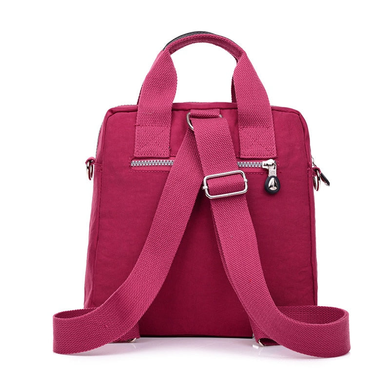 Women Messenger Bag Ladies Crossbody Bags Handbag Waterproof Nylon Zipper Pocket Solid Shoulder Packet Lady Tote Package
