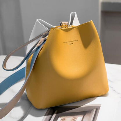 2022 Fashion Women Bag Summer Bucket Bag PU Leather Shoulder Bag Designer Crossbody Messenger Bags