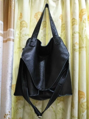 Arliwwi New Fashion Bags 100% Genuine Leather Handbags Large Capacity Hot Design Women Bags Multifunction Shoulder Bag GS02