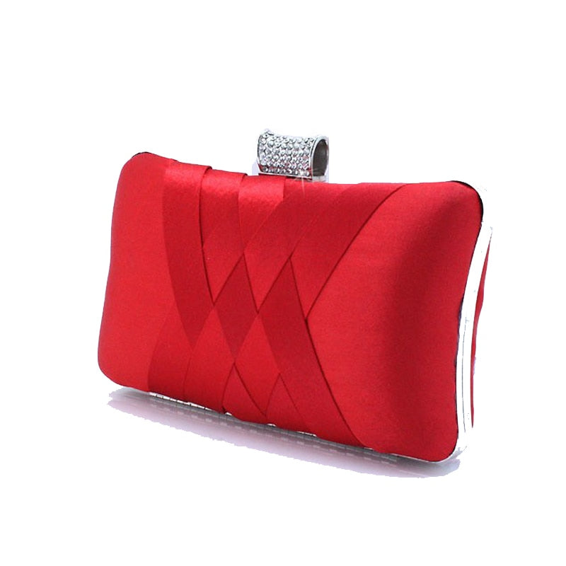 Women Clutch Bags Satin Bride Bag Purse Designer Gentle Evening Bags Party Handbag Wedding Clutch Wallet Shoulder Bag 7395