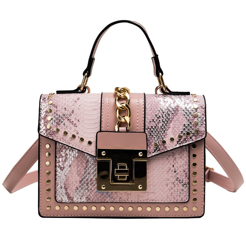 2022 Design Handbags Ladies Shoulder Women PU Leather Zip Lock Small Chains  Flap Bags