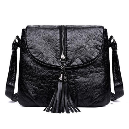 REPRCLA New Designer Shoulder Bag Soft Leather Handbag Women Messenger Bags Crossbody Fashion Women Bag Female Flap Bolsa