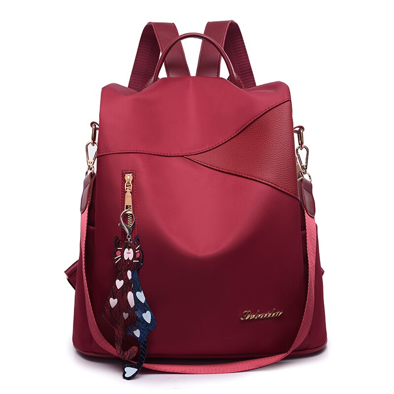 Fashion Backpack Women Waterproof Oxford Cloth School Bags for Teenage Girls Casual Ladies Shoulder Bags Large Travel Backpack