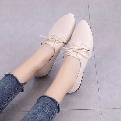 New Big Size 2021 Spring Women Flats Shoes Women Genuine Leather Flats Ladies Shoes Female Cutout Slip on Ballet Flat Loafers