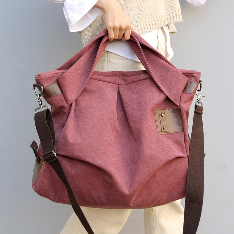 Fashion Crossbody Bags for Women 2022 New Large Capacity Canvas Handbag Luxury Handbags Women Bags Designer Lady Shoulder Bags